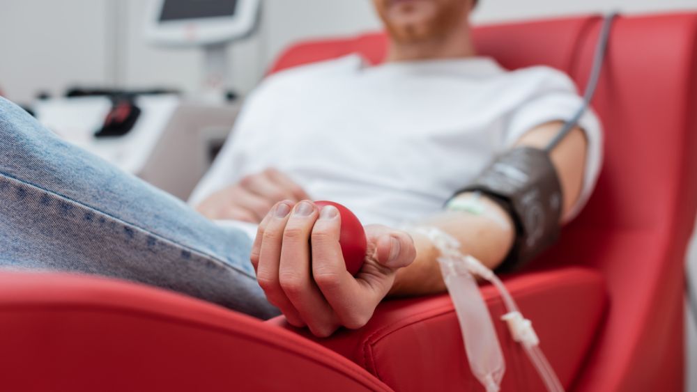 Patient Donating Blood At Clinic - DR TARUN BAID Blog